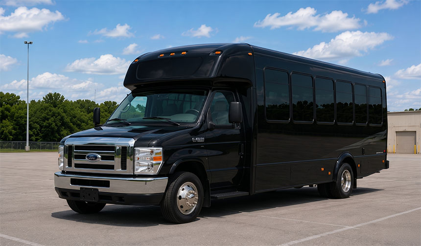 20-passenger minibus for charter in Downers Grove, IL