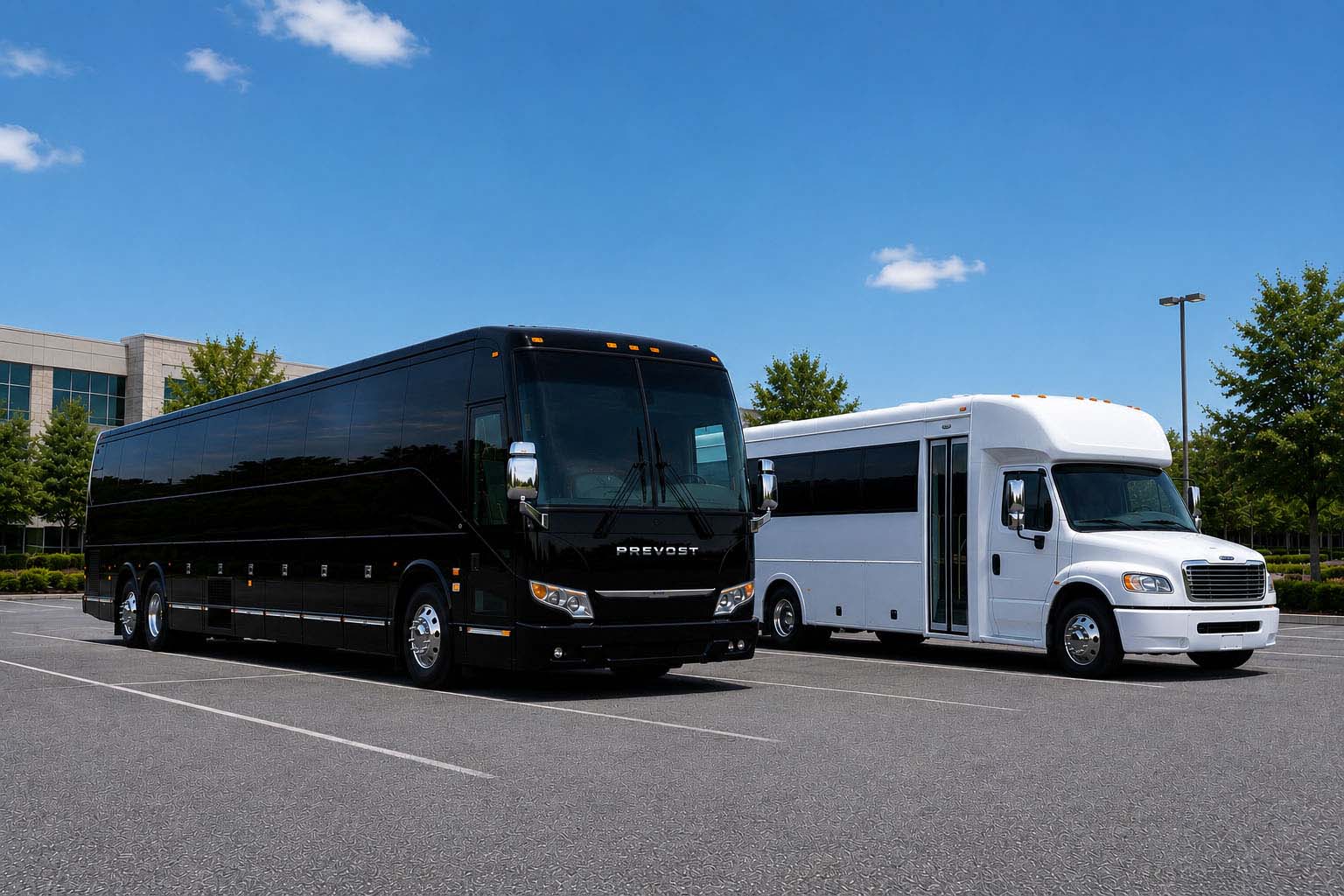 Charter bus rental in Downers Grove, IL